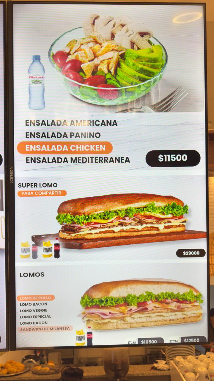 Variedad de LOMITOS y ensaldas!