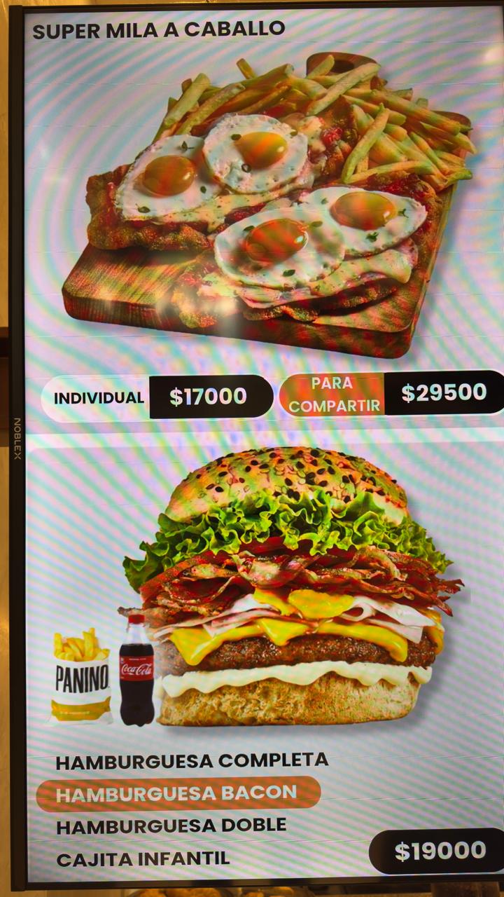 super milanesa a CABALLO y variedad de burguers!